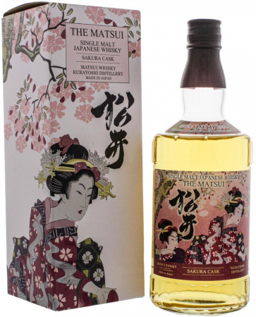 Виски солодовый "Мацуи Сакура Каск" (Single Malt Whisky THE MATSUI SAKURA CASK) 0,7