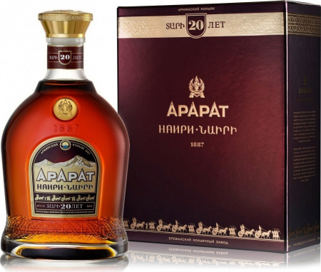 Армянский коньяк "НАИРИ", 20 лет 0,5